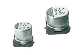 Kondensator 10μF 35V dc SMD Nichicon 5(Dia.) x 5.4mm