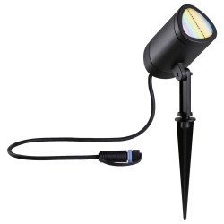 Paulmann 94849 Plug &amp; Shine LED Garden Light 6.5W RGBW Zigbee Anthracite