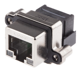 Złącze RJ45 Żeński Złącze RJ45 Przewlekany Amphenol Communications Solutions, 90° 8-żyłowe