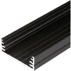 Profil WIDE24 2m czarny G/W szeroki 84030021