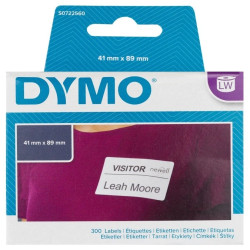 Etykieta na identyfikator imienny do drukarek 89x41mm biała S0722560 /1rolka x 300szt./