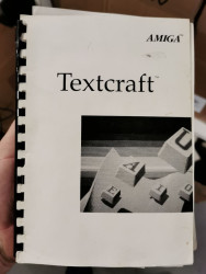 AMiga Textcraft Manual (rare)