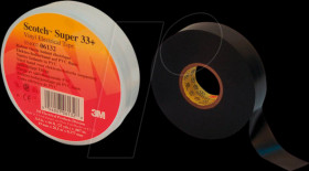 7000043003 Electrical insulation tape 25 x 0.18 mm, 33 m, black