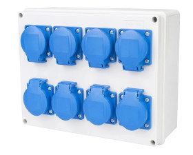 VIPLAST Rozdzielnica Gniazdo 8x250V