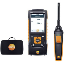 Miernik przepływu powietrza Zestaw wilgotności 440 z Bluetooth Testo Wilgotność, temperatura