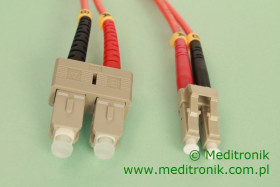 Patchcord ÅwiatÅowodowy LC-SC OM2 50/125Âµm MM duplex dÅ.15m