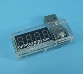 MIERNIK USB U/I 'CHARGER DOCTOR'max 3A