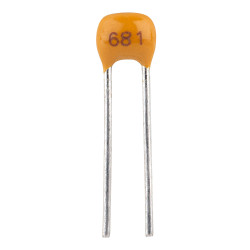 Suntan TS170R2A681JSBNA0R 680pF 5% 100V NPO P:2.54mm Radial Ceramic Capacitor