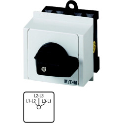 Przełącznik krzywkowy 4-pozycyjny Eaton 2P 3 45° 20A T3 690V (Volts)