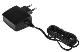 Adapter AC/DC Uwy 5V dc Iwy 2A 2,1 x 5,5 x 11 mm z plusem w środku, wersja kątowa 10W typ wtyczki: Typ A