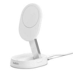 Belkin BoostCharge Pro Ładowarka indukcyjna MagsSafe, Qi2, biała