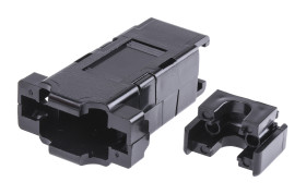 Osłona tylna D-Sub 9 -pinowe ABS Prosty FCT from Molex E