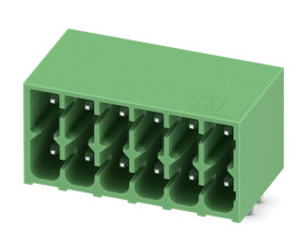 Złącze PCB 6 -pinowe raster 3.5mm 2 -rzędowe Wciskane Męski Phoenix Contact