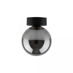 Kinkiet ESTERA Black, szklany grafitowy klosz na G9 10255 TK Lighting