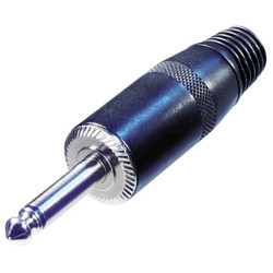 Rean NYS225B Audio Jack 6.35mm Plug 2 Pins 1pc