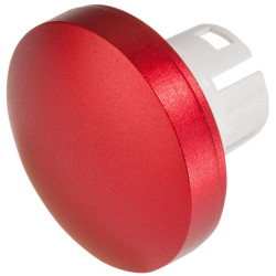 Soczewki do wskaźników, 61-984, Czerwony, Okrągły, średnica: 19.7