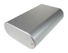 Obudowa ręczna 140 x 95 x 40mm Aluminium Srebrny