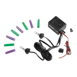 Stroboskop 12V 4-kolory samochodowy