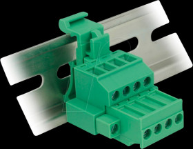 65936 Terminal block set, DIN rail 4 pin