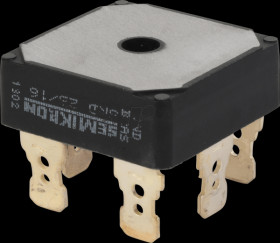 SKD25/16 Three-phase bridge rectifier, 1600 Vrrm, 20 A, 28.5x24.7x10 mm