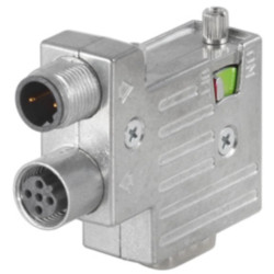 Adapter, D-Sub plug, 9 pole to M12 B-coded, pin, angled, 1140650000