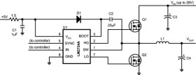 High Speed 3A Synchronous MOSFET Driver