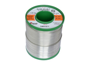 Cyna z topnikiem 1,20mm 1kg S-Sn99Ag0,3Cu0,7 PB FREE