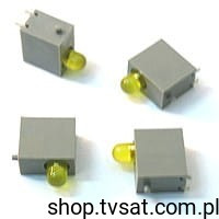 2608.7033 LED 3mm Yellow in Case SMD MENTOR