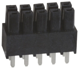 Gniazdo PCB 10 -pinowe 2 -rzędowe raster: 2.54mm typu płytka – płytka Proste Przewlekany