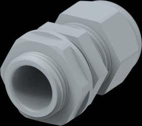Cable gland, M20, Clamping range 5 to 9.1 mm, IP68, gray, 1SNG626032R0000