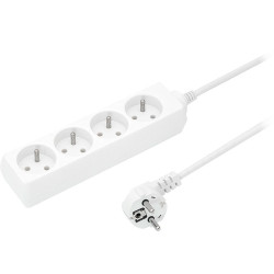 Przedłużacz elektryczny 3m/4gn z.u. / 98-715