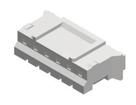 EDAC Obudowa złącza pin żeńskiego na kabel Ilość pinów 6 Wymiary siatki: 2 mm 140-506-210-011 1 szt.