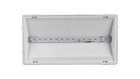 Oprawa Awaryjna Exit L Ip65 Eco Led At 3W 340Lm 1H Jednozadaniowa Biała (Brak...