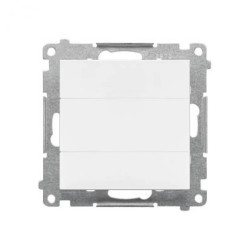 Simon 55 Zaślepka ramki (moduł). Mocowanie za pomocą łapek lub wkrętów Biały mat TPS.01/111