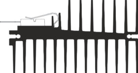 Radiator 50 x 49.5 x 85.5mm 1.95K/W