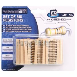 Resistor Set E12 Series - 10Ω to 1MΩ (610pcs)
