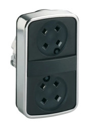 Przycisk kryty/kryty przycisk dwuklawiszowy O22 bez wkładki ZB4BA79