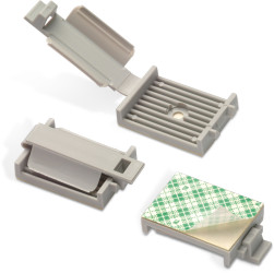 Zacisk kablowy 35 x 25.4 x 8.2mm materiał: Poliamid Szary zacisk kablowy +85°C