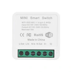 3szt 16A Mini Inteligentny Wifi DIY Przełącznik Obsługujący Kontrolę Dwukierunkową Moduł Automatyzacji Domowej Działa z Alexą Go