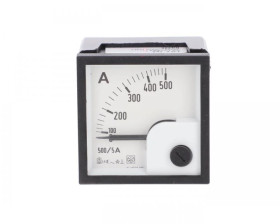 Amperomierz AC 48X48 500/5A RQ48E AN1251C500