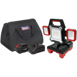Sealey CP20VWLKIT1 Cordless/Corded 20V 4Ah SV20 Work Light Kit SMD LED 4000lm