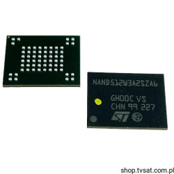 NAND512W3A2SZA6 NAND 512Mbit SMD-TFBGA63 STM