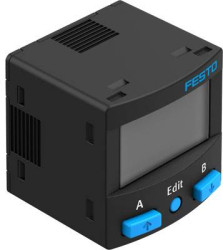 FESTO Czujnik ciśnienia 1 szt. SPAN-B-B11R-G18FPM-PN-L1+2.5S -1 bar do 10 bar złącze męskie 1 NC, 1 NO