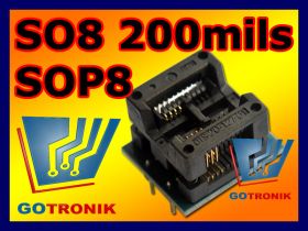 Adapter SO8 200mils SOP8 do programatorów