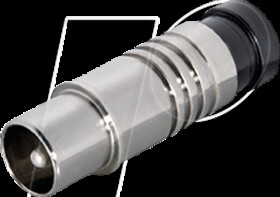 FSQ1L IEC compression connector for 6.8 - 7.2 mm, nickel-plated