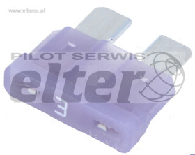 Bezpiecznik samochodowy UNI 3,0A fioletowy