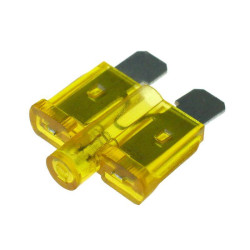 Bezpiecznik samochodowy z diodą LED 5A UNI brązowy