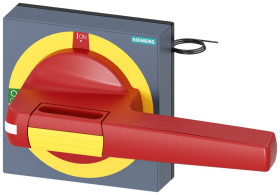 Uchwyt obrotowy do 3KD Rozmiar 4 3KF Rozmiar 4 140mm kolor Czerwony/żółty IP65 Siemens SENTRON