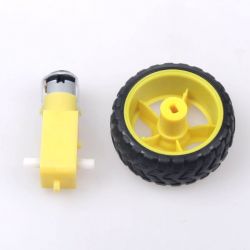 Silnik z przekładnią + koło