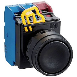 Idec YW1B-M1E10R YW Series Pushbutton Switch 1x Off/(On) Red Latch